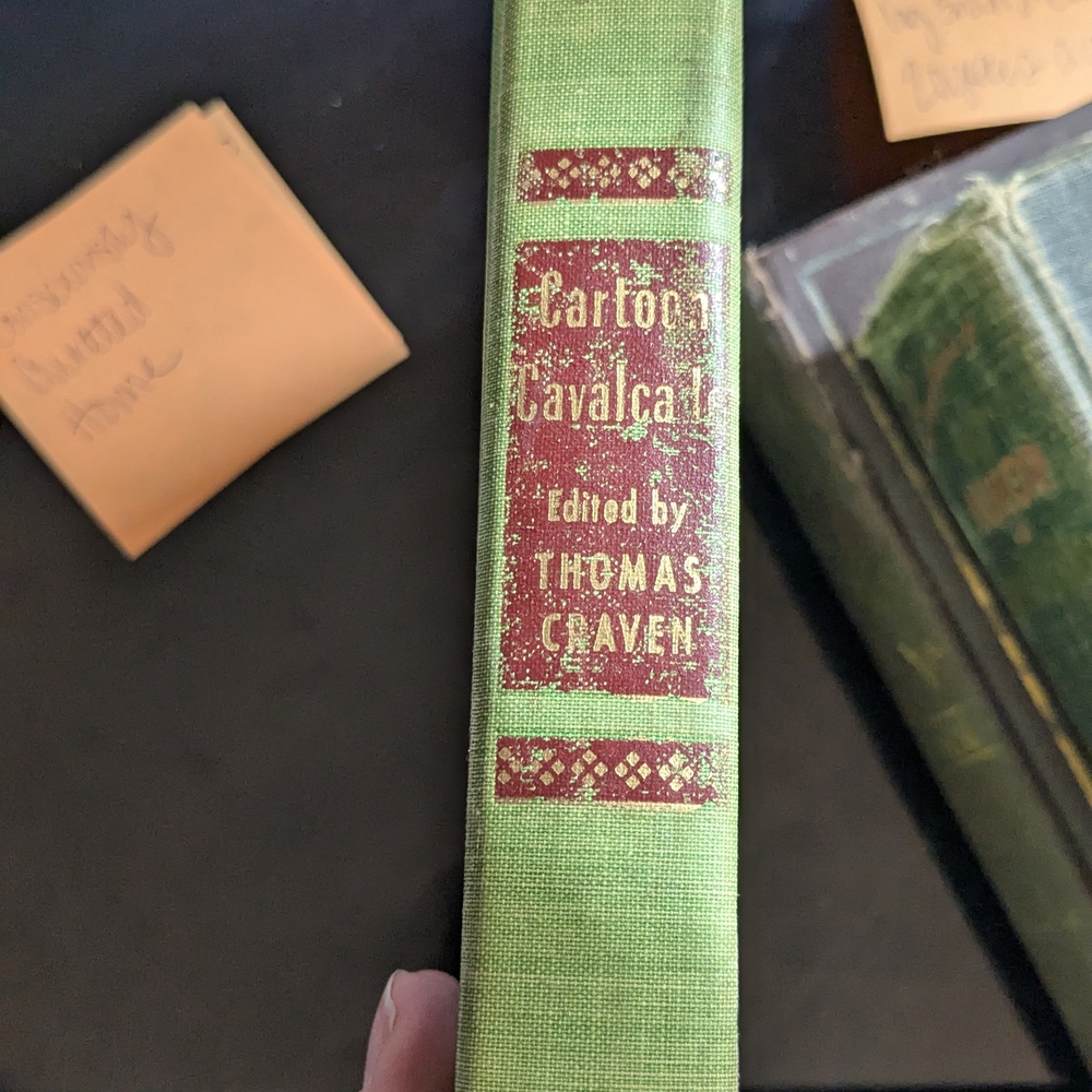 Vintage Cartoon Cavalcade Book by Thomas Craven